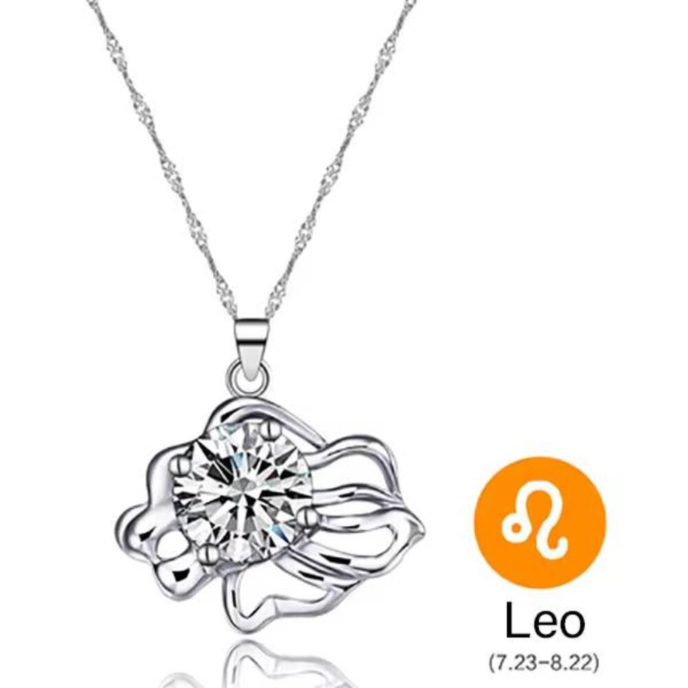 Certified Moissanite Diamond 1.0 ct Leo Pendant NEW